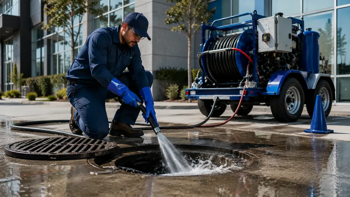 Commercial Hydro Jet Drain Cleaning in Coalinga
