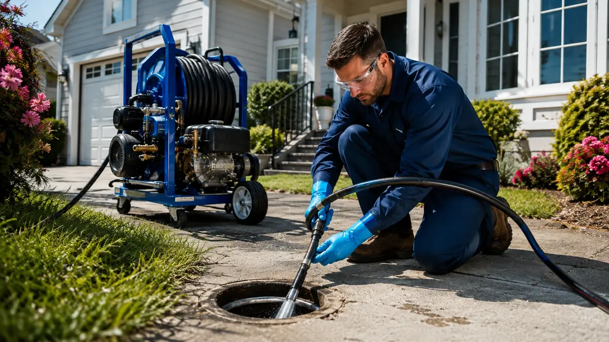 Residential Hydro Jet Drain Cleaning in Coalinga
